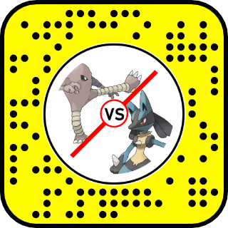 Filtre snapchat combat pokemon