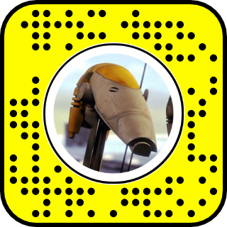 Filtre snapchat Star Wars Droide