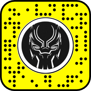 Filtre snapchat black panther