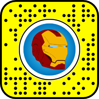 Filtre snapchat Iron Man
