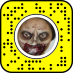 filtre snapchat zombie